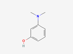 Two-dimensional chemical structure of Neostigmine EP Impurity B/ 3-Dimethylaminophenol, CAS 99-07-0