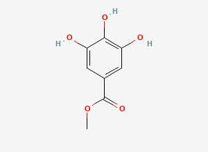 Two-dimensional chemical structure of Methyl Gallate, CAS 99-24-1