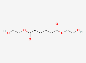 Two-dimensional chemical structure of Bis(2-hydroxyethyl)adipat, CAS 1700-12-5