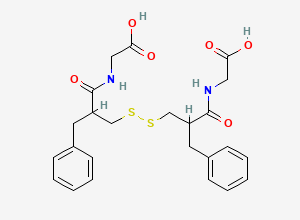 Two-dimensional chemical structure of Racecadotril EP Impurity D, CAS 123658-06-0
