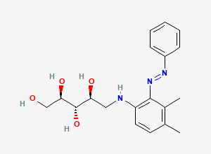 Two-dimensional chemical structure of Riboflavin Impurity V