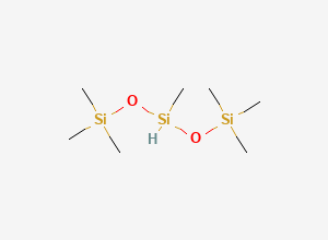 Two-dimensional chemical structure of Heptamethyltrisiloxane, CAS 1873-88-7