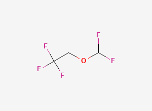 Two-dimensional chemical structure of Isoflurane EP Impurity B, CAS 1885-48-9