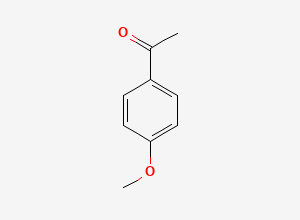 Two-dimensional chemical structure of P-Methoxy Acetophenone/4-Methoxy acetaphenone, CAS 100-06-1