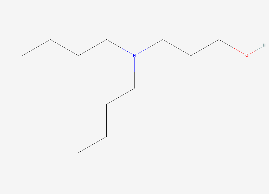 Two-dimensional chemical structure of 1-Propanol, 3-(dibutylamino)-