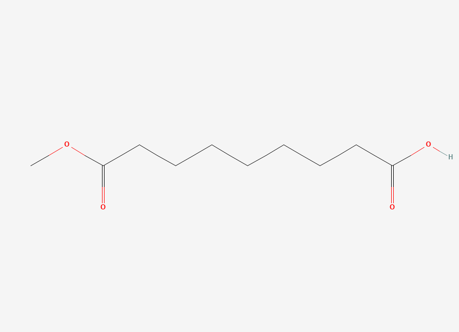 Two-dimensional chemical structure of Azelaic Acid Monomethyl Ester / Azelaic Acid Inhouse Impurity E, CAS 2104-19-0