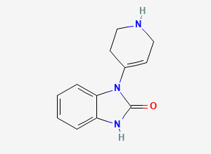 Two-dimensional chemical structure of Droperidol EP Impurity A, CAS 2147-83-3