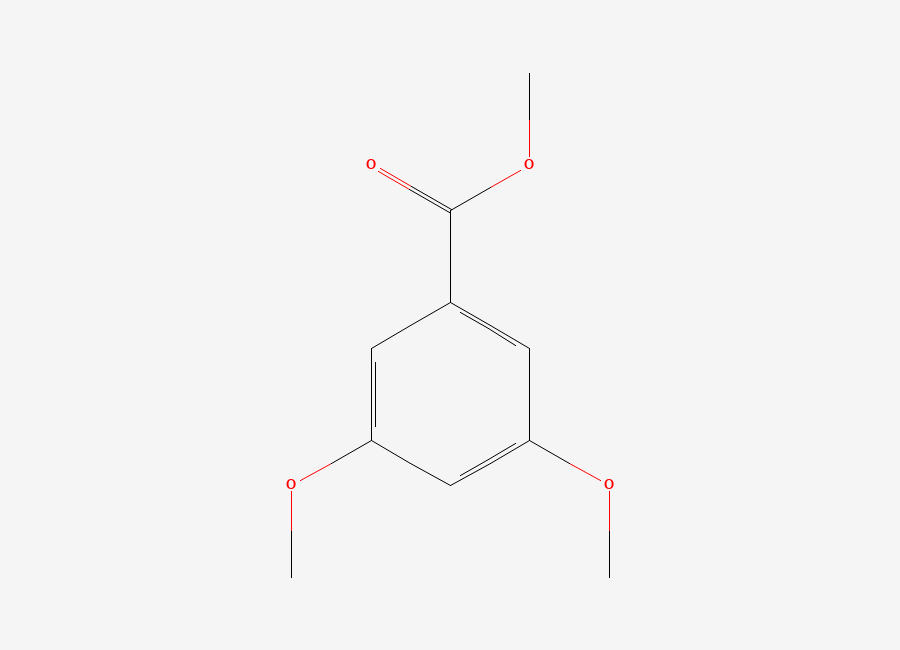Two-dimensional chemical structure of Methyl 3,5-dimethoxybenzoate, CAS 2150-37-0