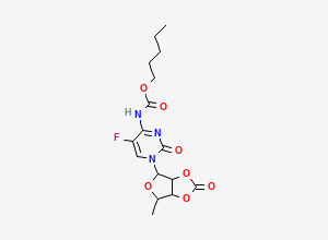 Two-dimensional chemical structure of Capecitabine impurity C