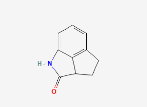 Two-dimensional chemical structure of Ropinirole Cyclopentanylindolinone Impurity, CAS 1368745-05-4