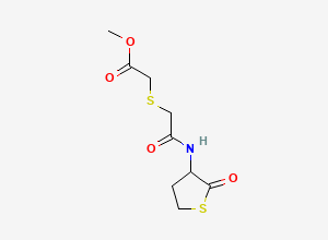 Two-dimensional chemical structure of Erdosteine Methyl Ester, CAS 1667709-77-4