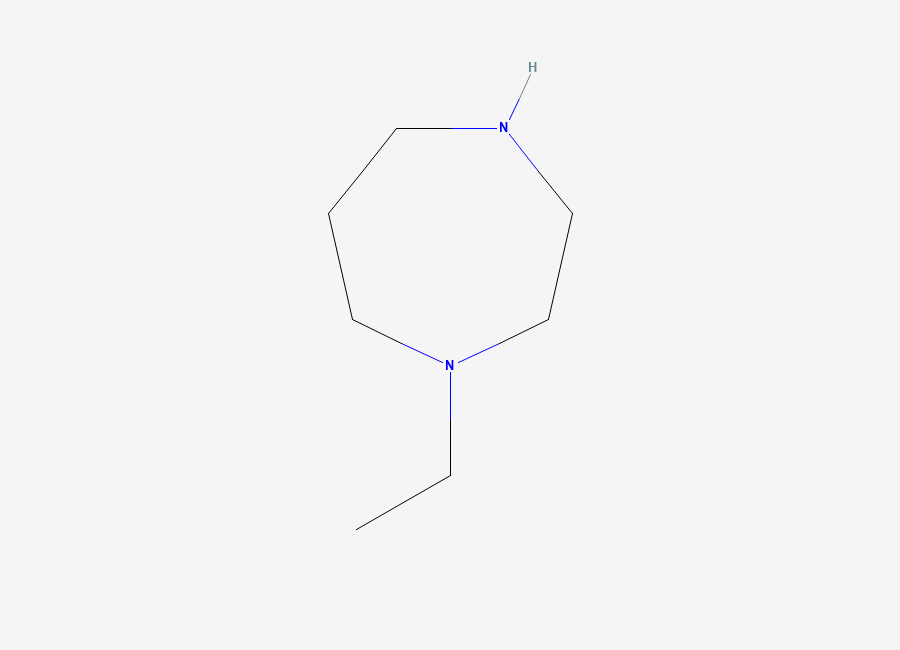 Two-dimensional chemical structure of 1-Ethyl-1,4-diazepane