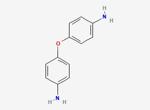 Two-dimensional chemical structure of 4,4'-diaminodiphenyl ether, CAS 101-80-4