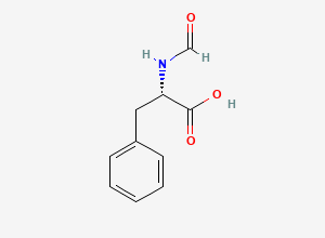 Two-dimensional chemical structure of N-Formyl-L-phenylalanine