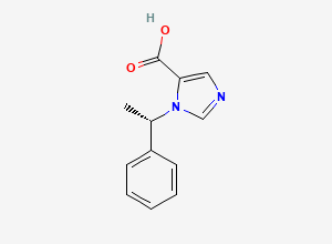 Two-dimensional chemical structure of (S)-Desethyl-etomidate