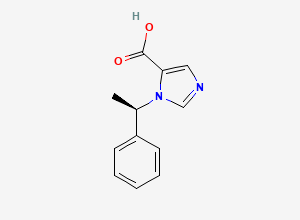 Two-dimensional chemical structure of Etomidate Acid / Etomidate Acid R-Isomer, CAS 56649-48-0