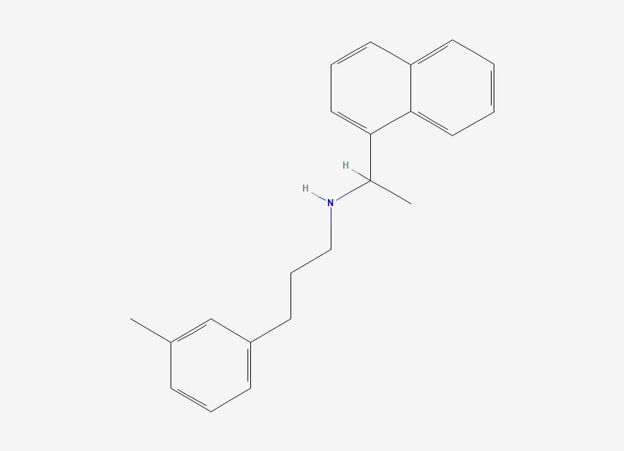 Two-dimensional chemical structure of Cinacalcet Impurity E HCl