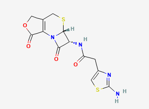 Two-dimensional chemical structure of Cefotiam Impurity B, CAS 1566599-01-6