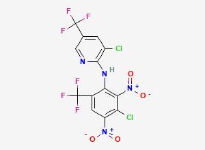Two-dimensional chemical structure of CHEMBL2268613, CAS 169327-87-1