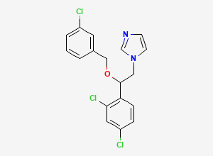 Two-dimensional chemical structure of Miconazole Impurity B