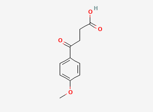 Two-dimensional chemical structure of 4-Methoxy-gamma-oxobenzenebutanoic acid, CAS 3153-44-4