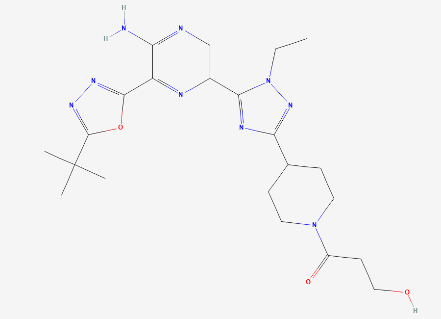 Two-dimensional chemical structure of Azd-8835