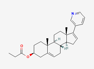 Two-dimensional chemical structure of Abiraterone Proprionate, CAS 1620323-43-4