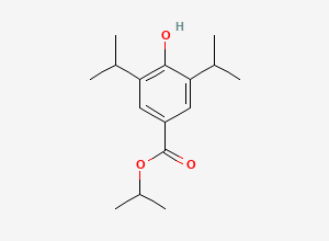 Two-dimensional chemical structure of Propofol EP Impurity P, CAS 2095678-97-8