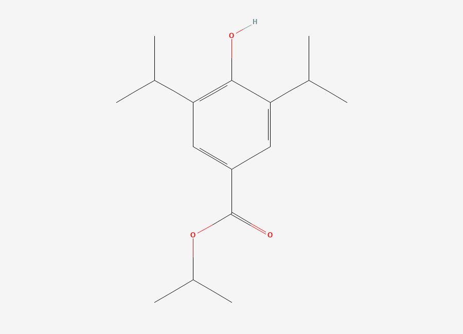 Two-dimensional chemical structure of Propofol EP Impurity P, CAS 2095678-97-8