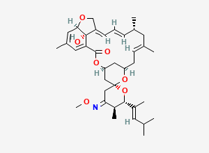 Two-dimensional chemical structure of Moxidectin EP H