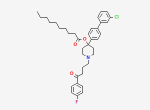 Two-dimensional chemical structure of Haloperidol Decanoate EP Impurity F / Haloperidol Decanoate Related Compound K, CAS 1797131-50-0