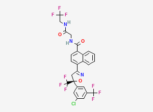 Two-dimensional chemical structure of Esafoxolaner
