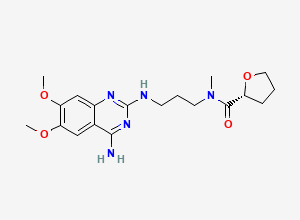Two-dimensional chemical structure of Alfuzosin EP Impurity C (Free Base) / N2-Methyl Alfuzosin, CAS 98902-34-2