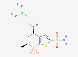 Two-dimensional chemical structure of Dorzolamide EP Impurity C