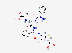 Two-dimensional chemical structure of Ampicillin EP Impurity M, CAS 62326-82-3