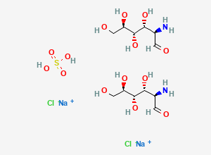 Two-dimensional chemical structure of Glucosamine Sulfate Sodium Chloride, CAS 38899-05-7