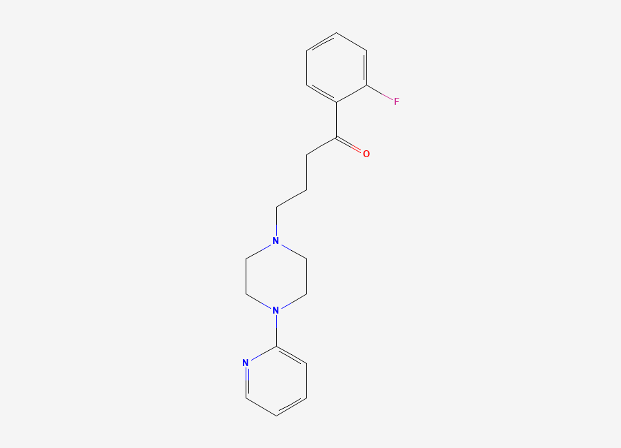 Two-dimensional chemical structure of O-azaperone