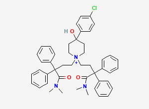 Two-dimensional chemical structure of Loperamide EP Impurity B (Free Base), CAS 2575516-62-8