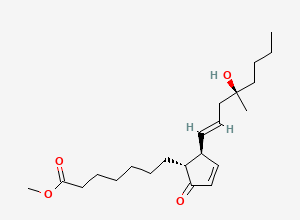 Two-dimensional chemical structure of Misoprostol EP Impurity C / Misoprostol A, CAS 58682-86-3