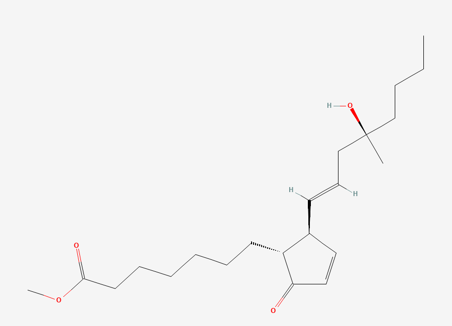 Two-dimensional chemical structure of Misoprostol EP Impurity C / Misoprostol A, CAS 58682-86-3