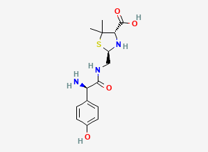 Two-dimensional chemical structure of Amoxicillin EP Impurity E-2