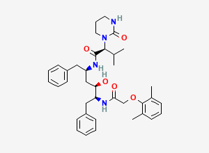 Two-dimensional chemical structure of Lopinavir EP Impurity M