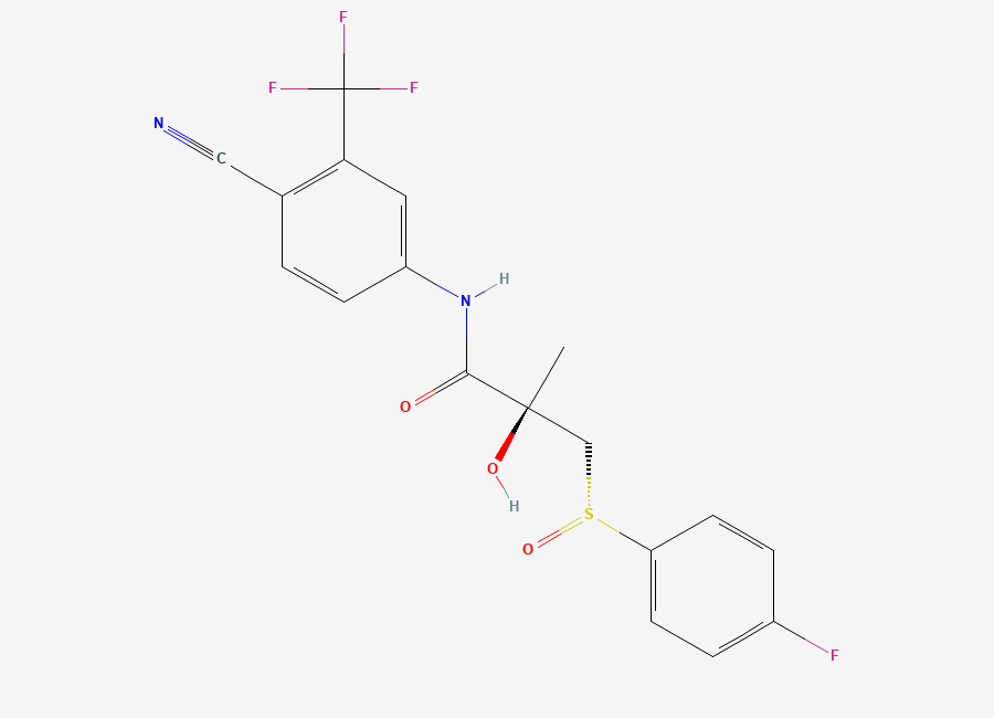 Two-dimensional chemical structure of Bicalutamide Impurity 6