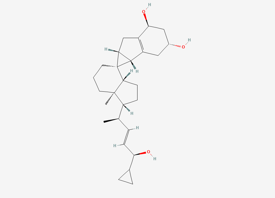 Two-dimensional chemical structure of Suprasterol of calcipotriol