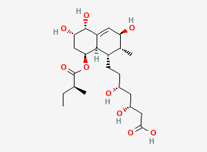 Two-dimensional chemical structure of Pravastatin Dihydrodiol, CAS 124409-20-7