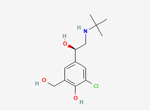 Two-dimensional chemical structure of Salbutamol EP Impurity L / Salbutamol BP Impurity L, CAS 898542-81-9