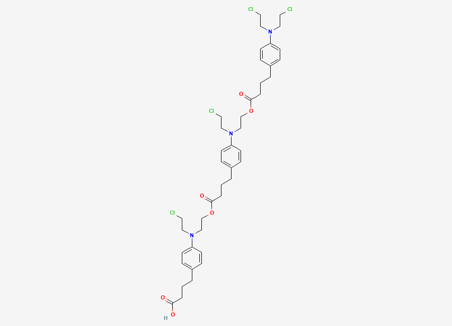 Two-dimensional chemical structure of Chlorambucil trimer ester