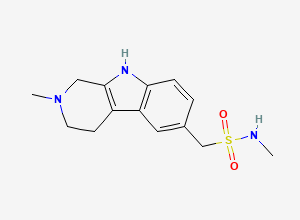 Two-dimensional chemical structure of Sumatriptan EP Impurity G (Free Base), CAS 2074614-56-3