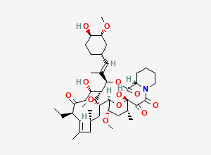 Two-dimensional chemical structure of Ascomycin 19-epimer
