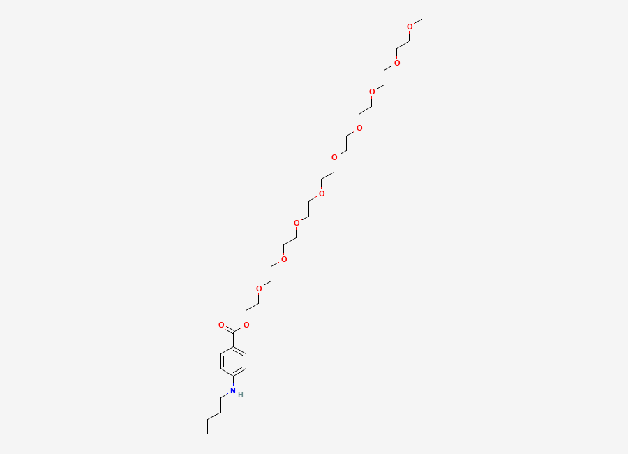 Two-dimensional chemical structure of Benzonatate, CAS 104-31-4